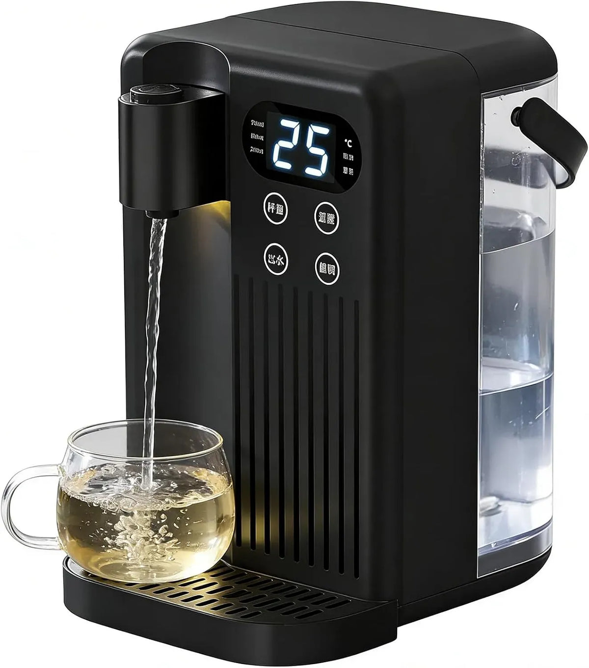 Distributeur, Portable, 3 L, 2 zones de température, noir, Bureau
