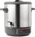 Klarstein Stérilisateur, Distributeur, fontaine distributrice de boissons, appareil électrique de stérilisation, 27 L, 1800 W, 30 à 100 °C, minuteur