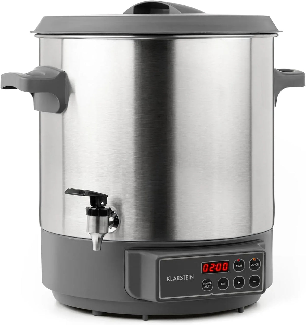 Klarstein Stérilisateur, Distributeur, fontaine distributrice de boissons, appareil électrique de stérilisation, 27 L, 1800 W, 30 à 100 °C, minuteur