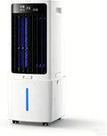 Rafraîchisseur d'air 12H, 12 L, portable, minuteur, 3 vitesses, 3 Vitesses De Vent, Portée D'air De 6,8m, 6,8 m