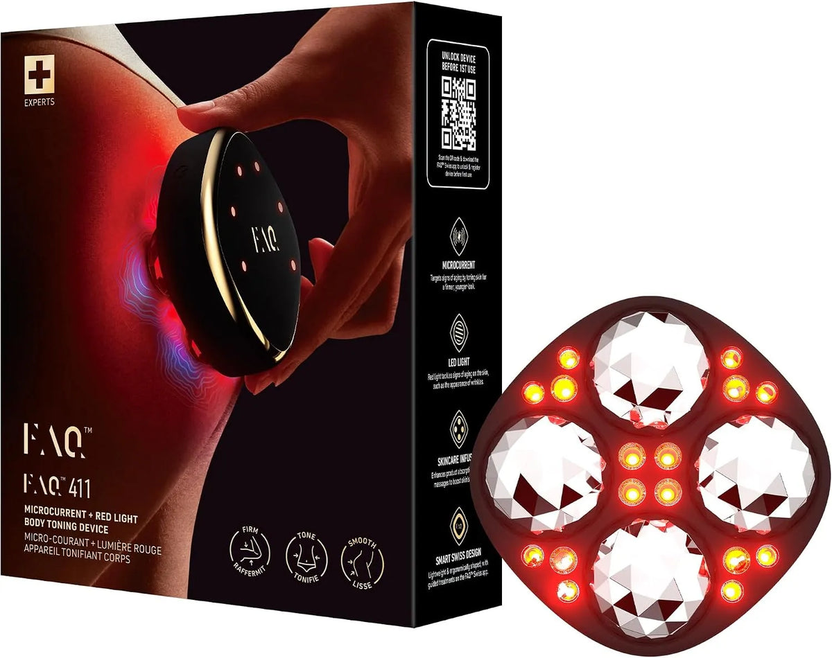 FAQ 411 Masseur, rouge, pour raffermir et réduire la cellulite