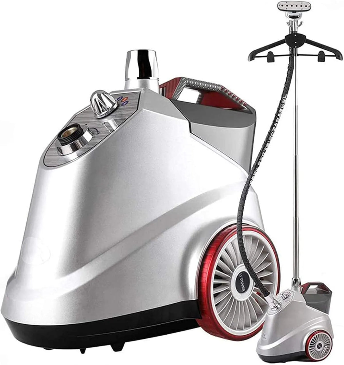 Silver, Défroisseur vertical pour vêtements 2000W Défroisseur vapeur professionnel pour usage commercial, fer à repasser à vapeur pour la maison avec