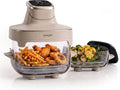 Friteuse à air chaud, 4,5 L, 6 programmes, 60 à 200 °C, Vue à 360°, 6 programmes prédéfinis, Sin PFAS, 2,5 L
