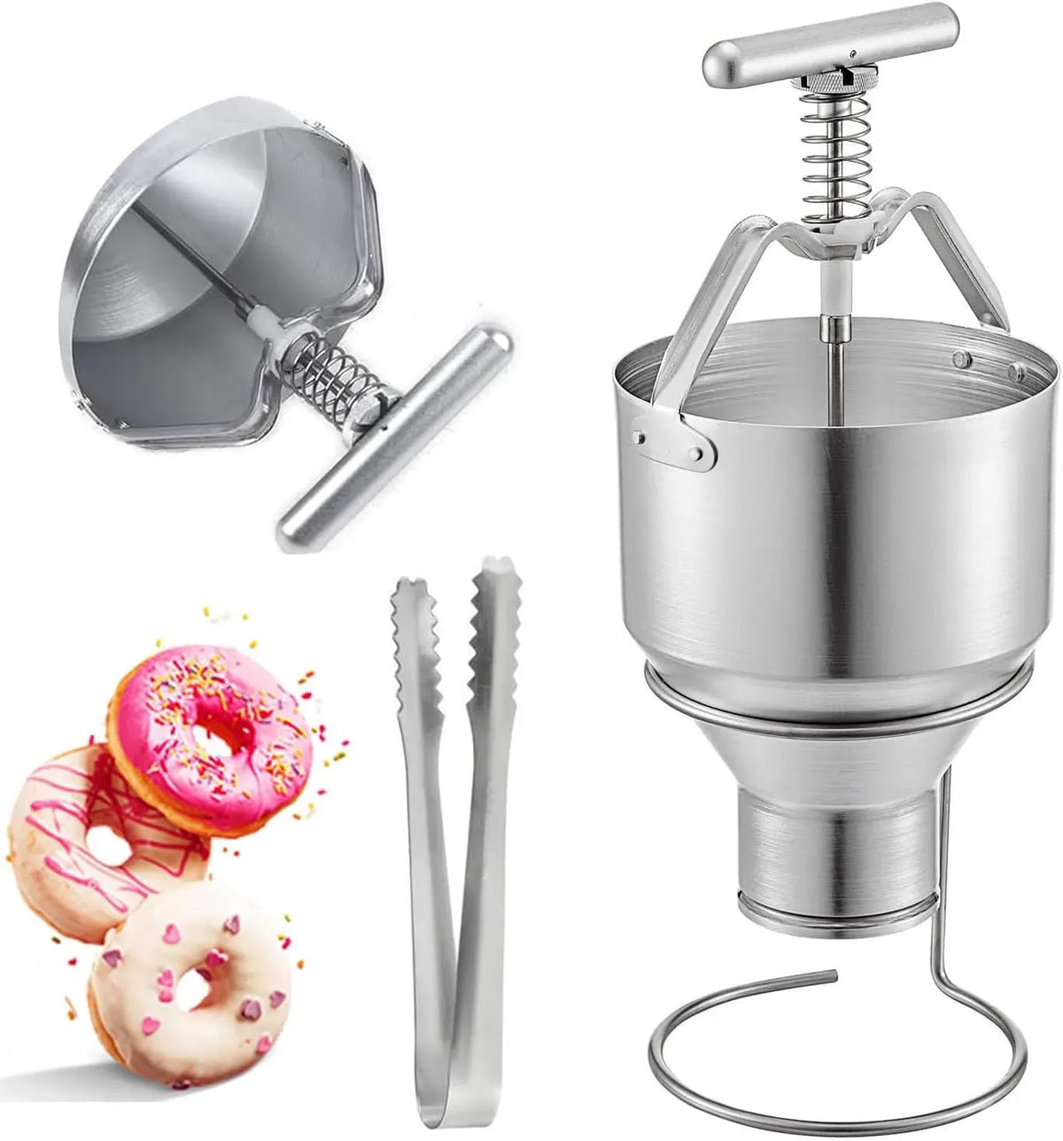 Machine à donuts, machine à beignets, professionnel, acier inoxydable