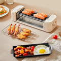 Plaque de cuisson, 500 W, TYH, gril, acier inoxydable, Grille-Rouleau Multifonction, capacité de 4 Hot-Dogs, Grille-saucisses