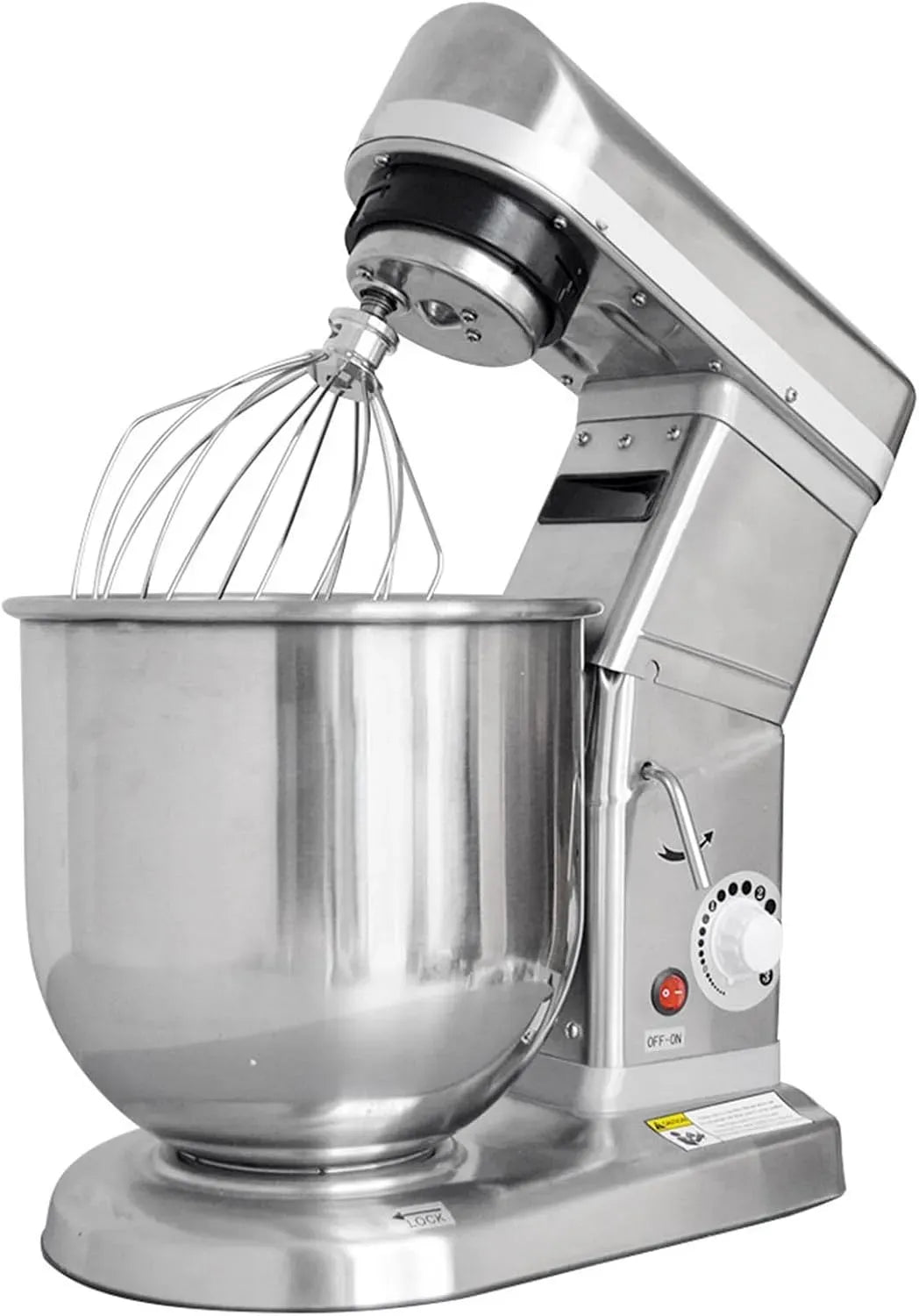 Blender, 7 L, pâtisserie, 3 vitesses, professionnel, Batteur Mélangeur avec 3 Vitesses Réglables