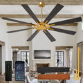 Ventilateur, 72 pouces, extérieur, noir, ventilateur pour circulation d'air