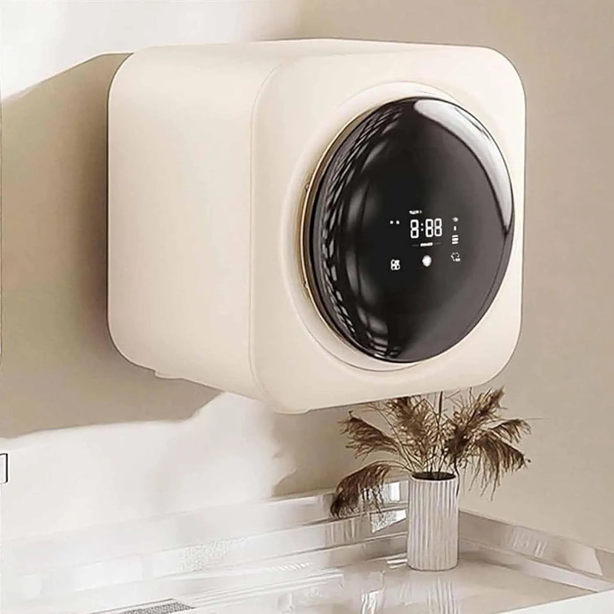 Lave-linge, 3,5 L, acier inoxydable, Pour Appartement