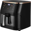 Friteuse à air chaud, 10 L, tactile, gril, blanc, Grille Incluse, Commande Tactile