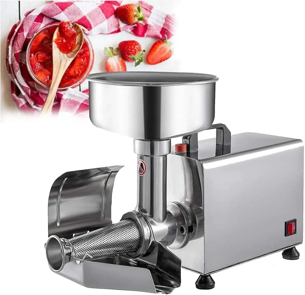 Machine de confiture, Machine de presse, 450 W, acier inoxydable