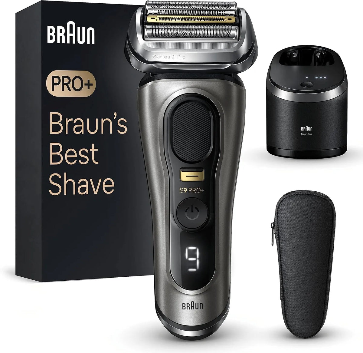 Braun Series 9 9565cc Station, Rasoir, IP65, pour Homme