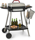 Klarstein EasyGrill, table, 40 x 36 cm, 2000 W, fonte, revêtement antiadhésif, noir, aluminium