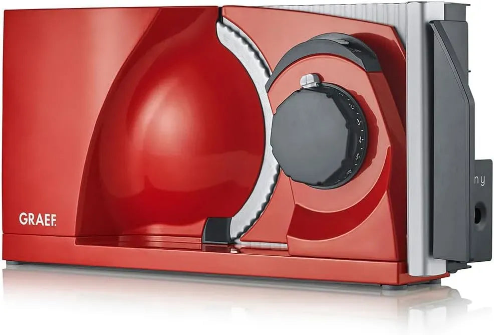 GRAEF MT1003 compacte, MYtiny, lame dentelée Ø170 mm, épaisseur de coupe 0-15 mm, Trancheuse universelle pliable, Made in Germany
