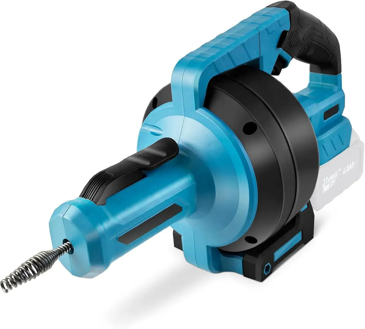 Makita 16-85mm Furet Déboucheur de Canalisations Électrique Compatible avec 18V, Arbre Flexible de 9mm 7,6m Tarière de Vidange Adapté au Diamètre du