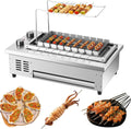 Four électrique, extérieur, Barbecue électrique sans Fumée avec Rôtissoire, 8 Brochettes