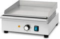 Plancha, 32 x 26 cm, 1400 W, 50 à 300 °C, thermostat, 2 zones de température, acier inoxydable, fonction chauffante, VERTES