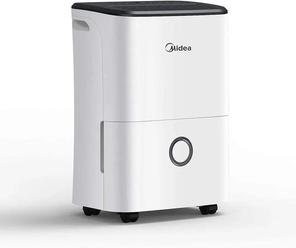 Déshumidificateur, Midea 20L/jour MDDF-20DEN7-WF, application, blanc, Domaine d'application : 40 m²/100 m³ Blanc, compatible avec l'application