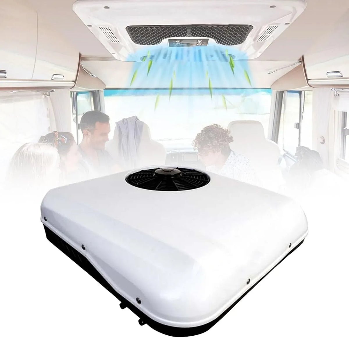Climatiseur V/24, 1000 W, 12 V, puissance de refroidissement 300-1000 W, refroidissement et chauffage 12 V