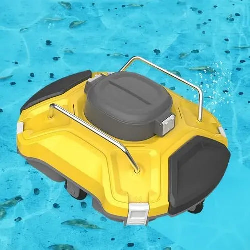 Aspirateur, Robot nettoyeur de piscine sans fil avec lumière LED, endurance 2H pour piscines hors sol et creusées