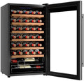 Cecotec Bolero grandsommelier 34030 Cave à vin électrique, 80 L, 34 bouteilles, 5 à 18 °C, tactile, acier inoxydable, LED intérieur
