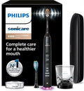 Philips HX9903/15 Brosse, brosse à dents rechargeable, dalle IPS, noir, pour soins bucco-dentaires complets Série 9300 Noir