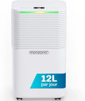 Déshumidificateur 12L/Jour R290, 38 dB, silencieux