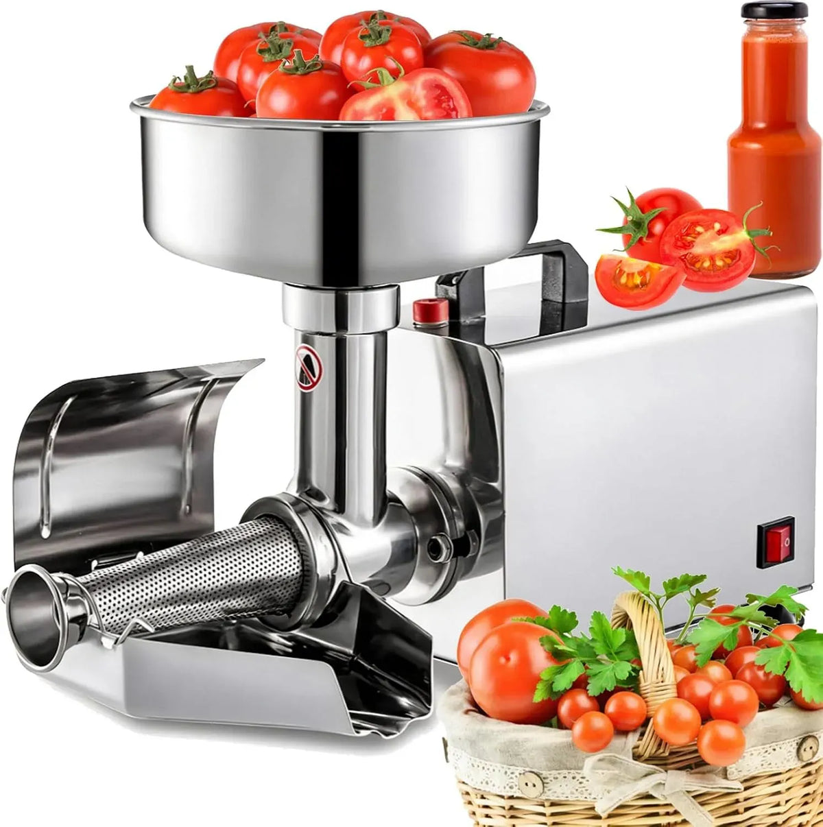 Machine à Confiture, Machine à Tamiser, Machine à Sauces, Presse, acier inoxydable, pour La Mise en Conserve des PuréEs De Tomates