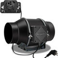 Ventilateur, 689 m³/h, 150mm Extracteur d'Air réglable 689m³/h, triphasé EC moteur