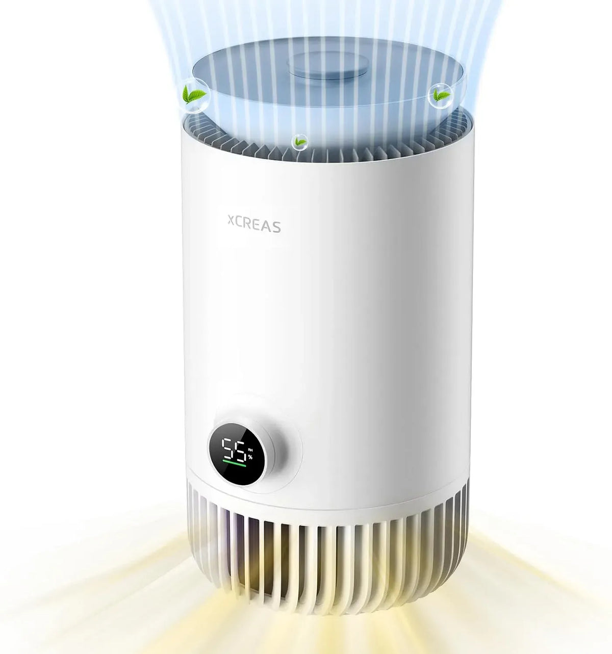 2-en-1 Filtre, 3 L, 20 m, 400 ml/h, grand réservoir, hygiène, pour pièce jusqu'à 20 m², Humidificateur