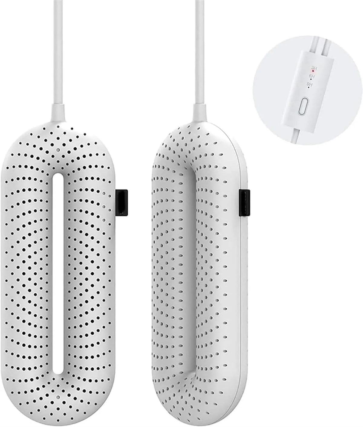 portable, sèche-chaussures électrique, minuteur, 3 modes, fonction chauffante, pour la s