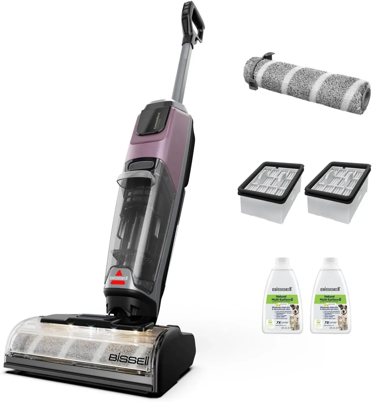 Aspirateur, BISSELL 4325N, LED FurFinder détectant les poils d'animaux, jusqu'à 350 m²