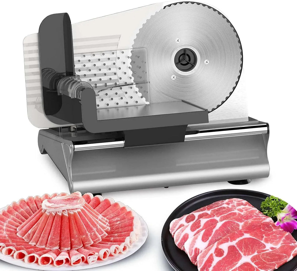 Machine à Trancher, trancheuse alimentaire, 500 W, pour Utilisation Sûre