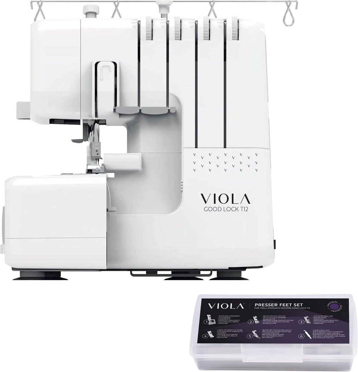 T12 Surjeteuse violette avec kit de pieds inclus