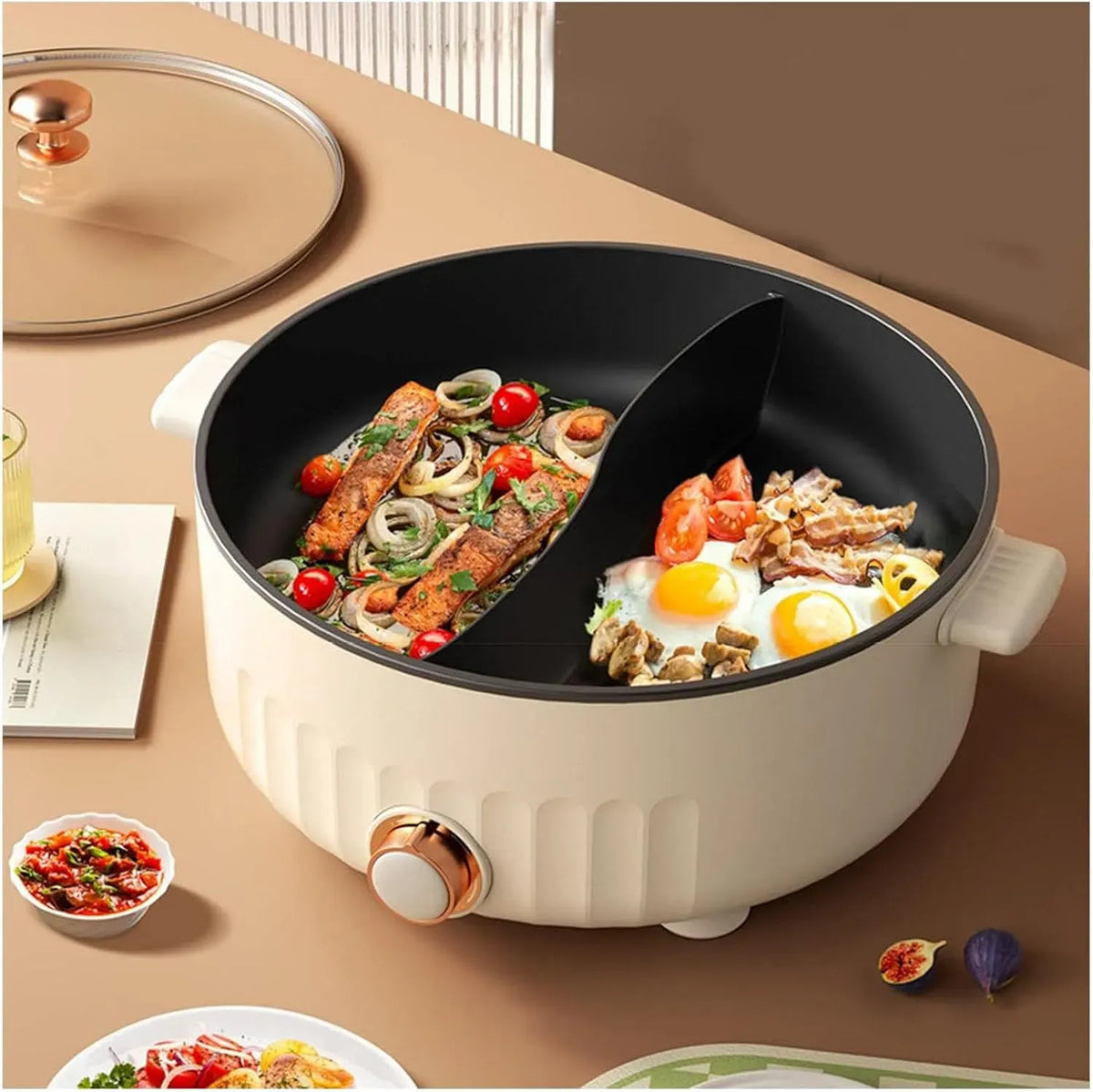 Fondue, IP65, blanc, ARTSIM, Fondue Chinoise Electrique