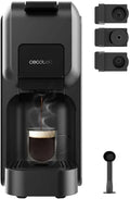 Nespresso Cafetière électrique, 1350 W, grand réservoir, noir, 20 Bars