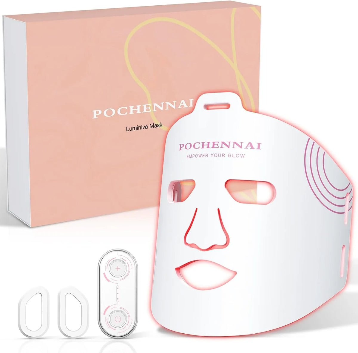 Luminiva Masque LED Visage Rouge & Infrarouge