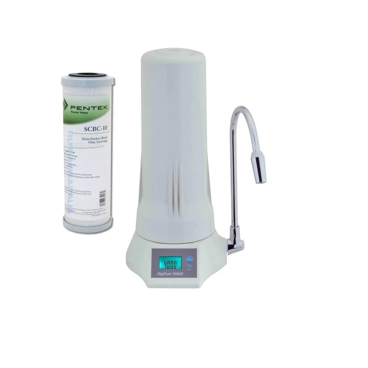 Évier de cuisine 9000S, Filtres à eau Italie Purificateur Digipure Sur-Évier 0,5 Micron