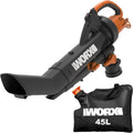 Aspirateur, 3000 W, WORX WG505E 3-en-1, appareil électrique d'aspiration, Souffleur Aspirateur Broyeur 3000W