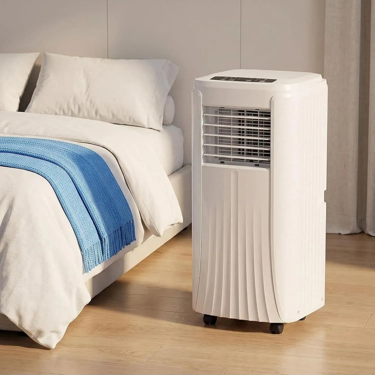 Climatiseur 4-en-1, portable, silencieux, 10000 Btu