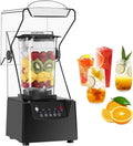 Blender, 1,8 L, professionnel, 17 000 tr/min, broyeur à glace électrique 1,8 L, 5 vitesses