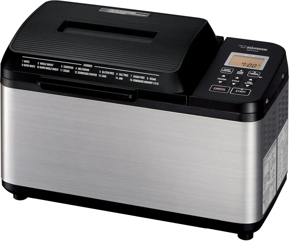 Machine à pain, machine à faire du pain, Zojirushi BB-PPC20BA, sans PFAS