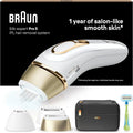 Braun PL5243 appareil d'épilation électrique pour femme, épilateur, rasoir, blanc, maison