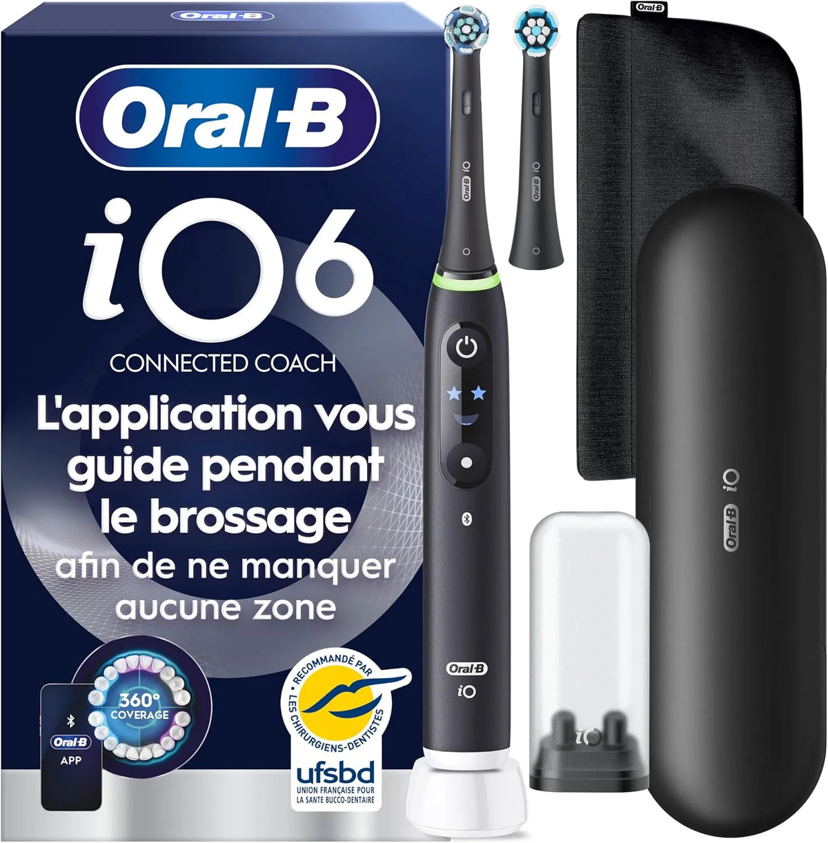 iO6 Batterie, Brosse, brosse à dents rechargeable