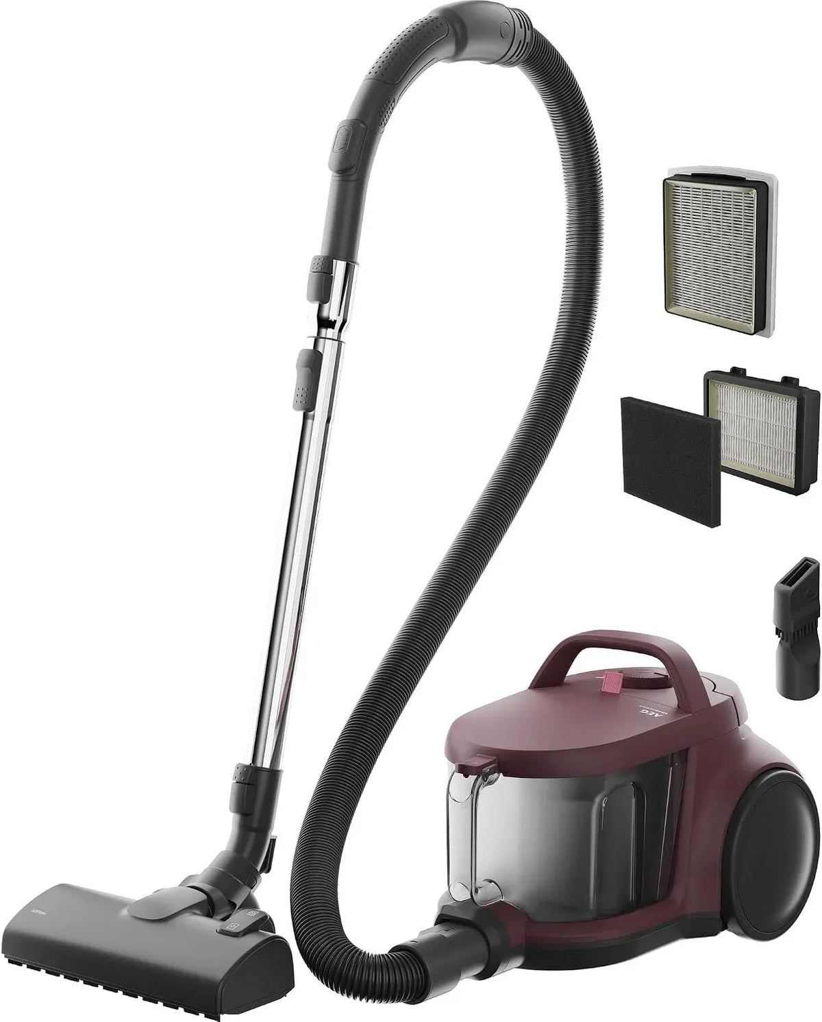 AEG AL51C1DRF Aspirateur, 2 L, silencieux, capacité 2L, Filtre HEPA