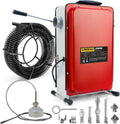W 450 et de 16 mm, pour tuyaux de Ø 20 à 100 mm, Déboucheur électrique 390 tr/min avec disjoncteur différentiel, spirales de Ø 8 mm, 10 m, 14,5 m