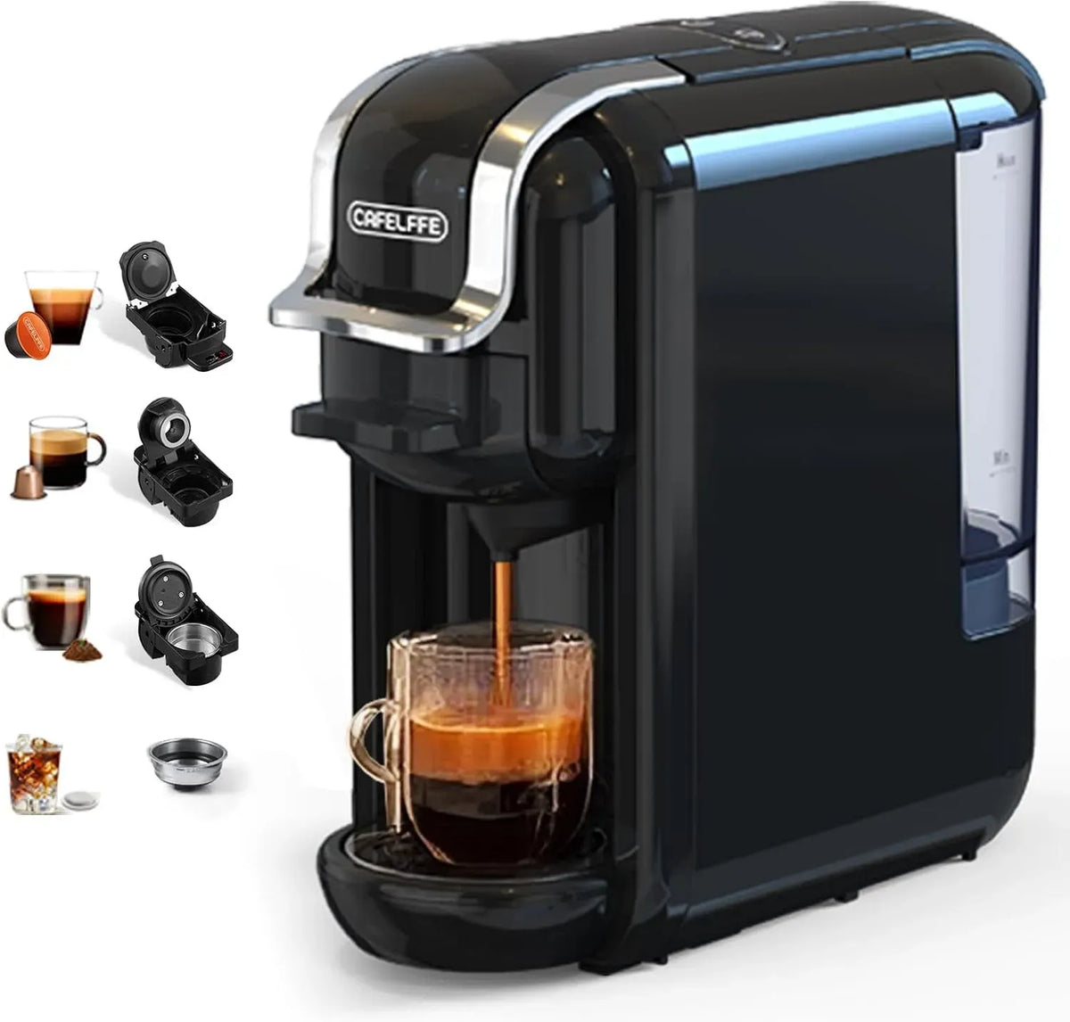 Cafetière électrique MK-603 Original/DG/44, 19 bars, compatible avec les dosettes et moutures Nes mm ESE
