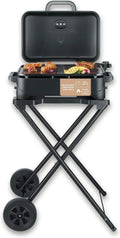 Severin PG 8598 10mn thermomètre, Barbecue, support, 45x30cm, fonction chauffante, noir