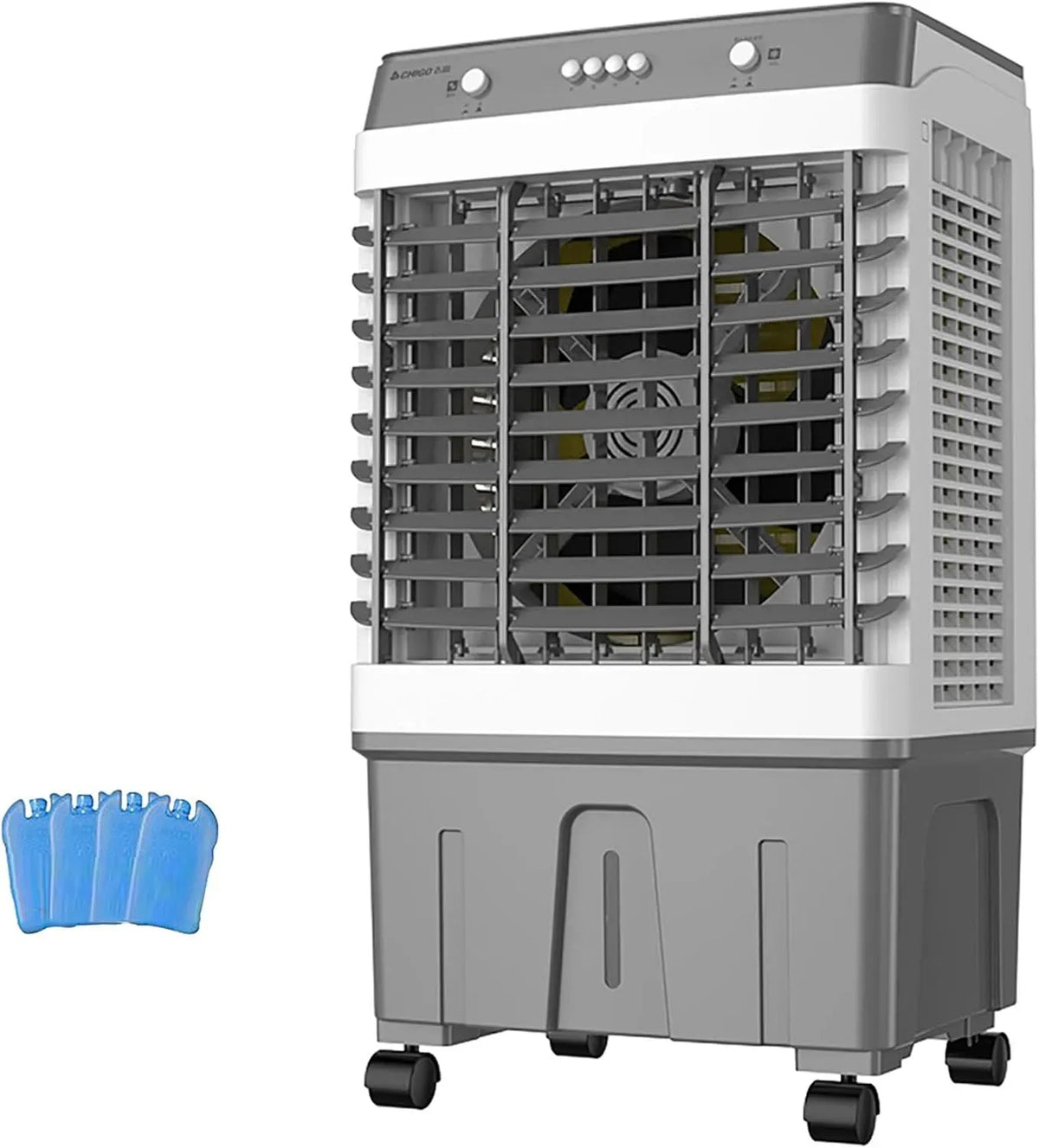Climatiseur, portable, extérieur, industriel, oscillation, professionnel, oscillation à 120°