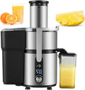 Extracteur de jus, 1250 W, professionnel, Goulotte De 84 mm Pour Une Extraction En Grande Quantité, Idéal Pour Les Bars À Jus, 5 Vitesses