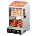 VEVOR Machine à Vapeur, Cuiseur, 37 L, 2 zones de température, 2 Niveaux, fonction chauffante, verre
